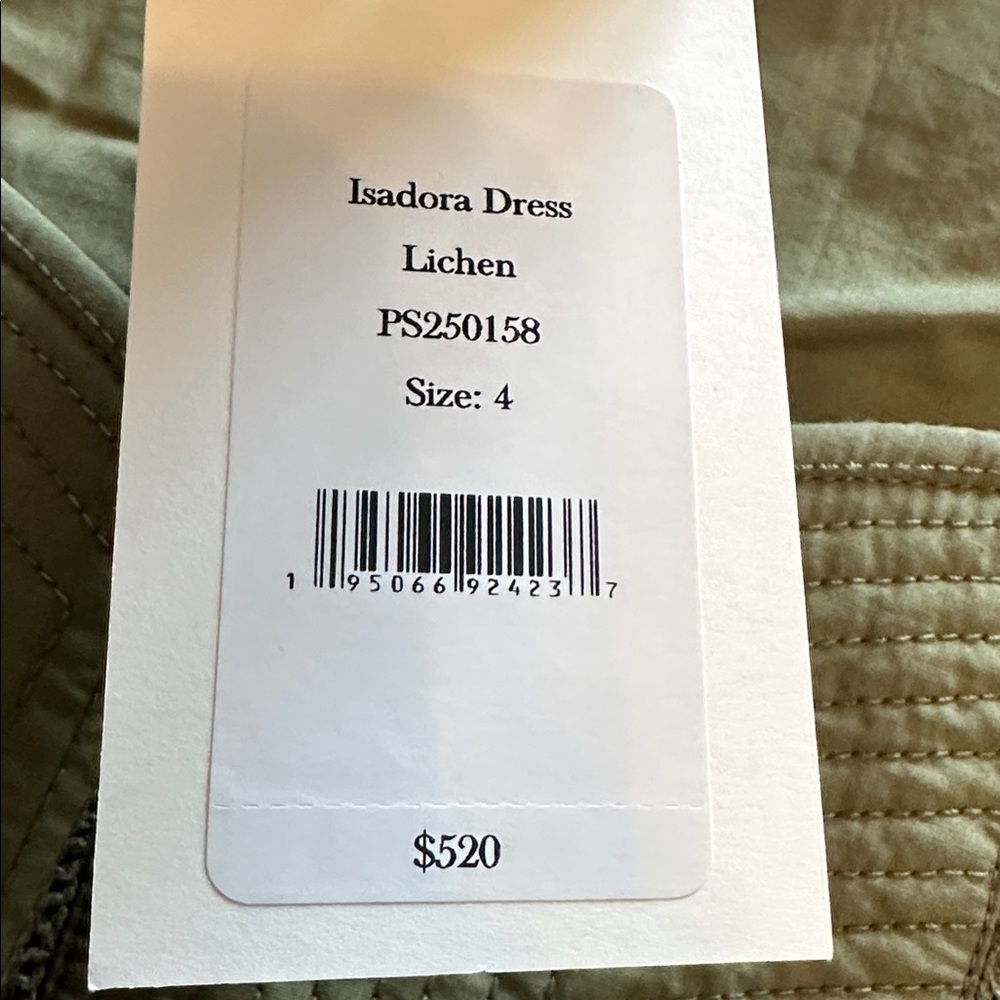 NWT Ulla Johnson Isadora Dress - Lichen Size 4 - Picture 6 of 7
